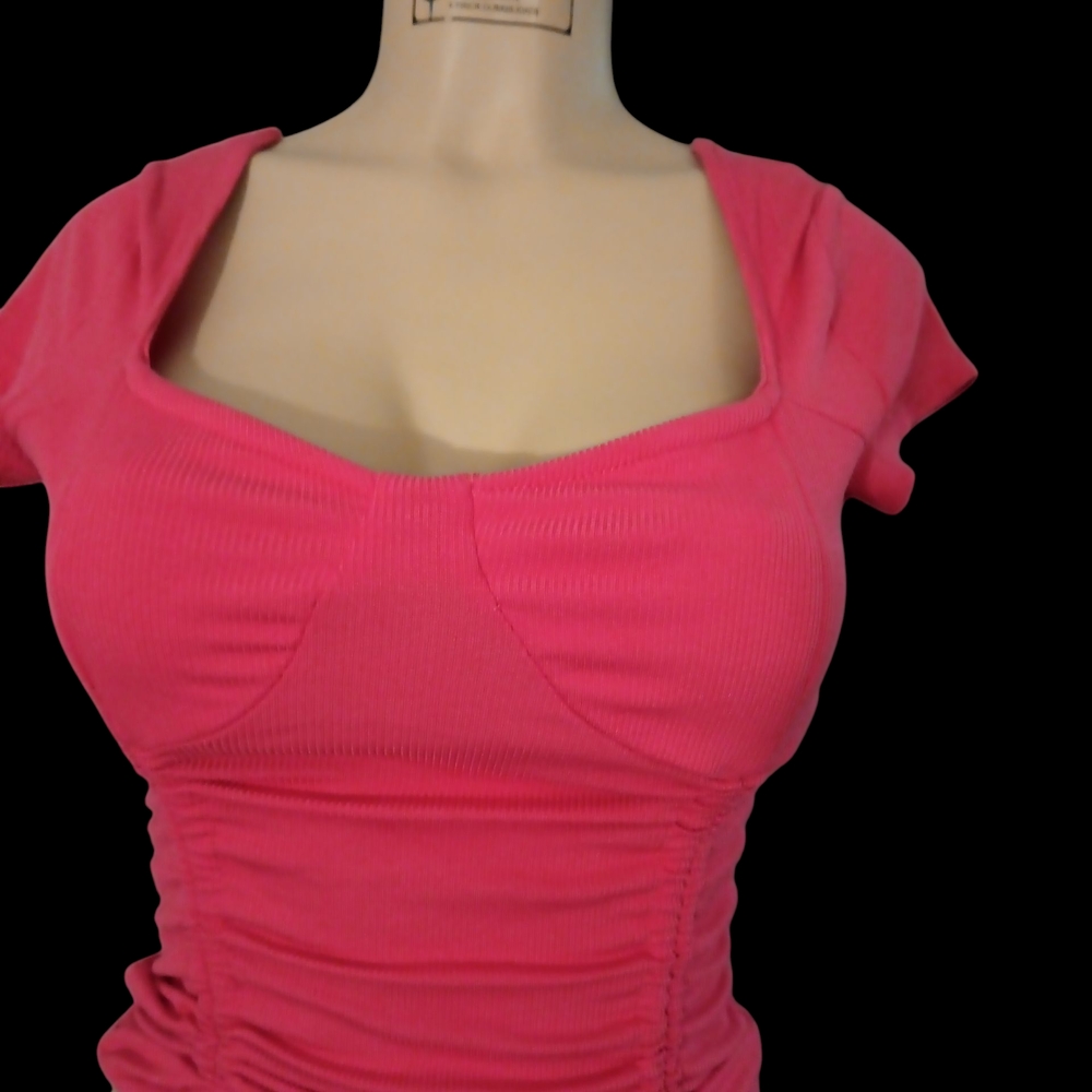 Rue21 Fuchsia Ruched Top